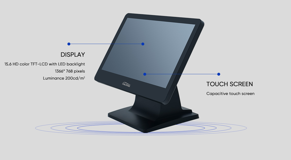 touch screen monitor for retail